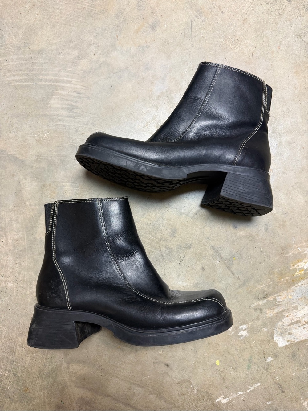 American Eagle Outfitters Black Leather Ankle Boots
